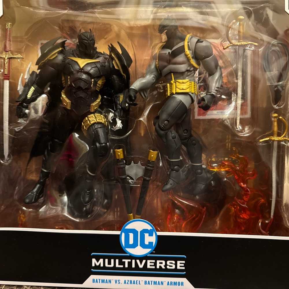 McFarlane Toys DC Multiverse Batman Figure AZRAEL VS BATMAN ARMOR 2 Figures